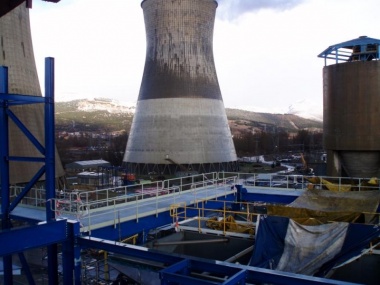 Sprayheaders Installation, Power Plant La Robla