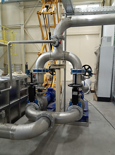Knauf Insulation Plant Krupka, Wash water installation
