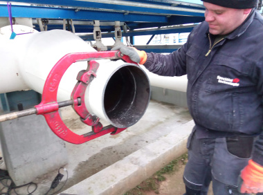 Modification of pipelines at the N5 and N6 tanks