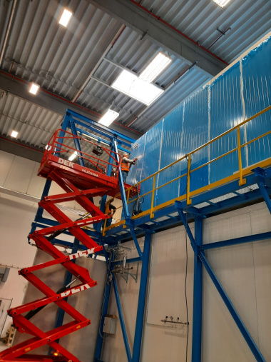 Installation of degassing chambers in Mölnlycke Dolní Suchá