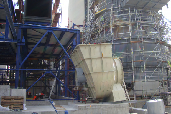 Beendigung der Montage des Projekts Entschwefelung Heizkraftwerk České Budějovice