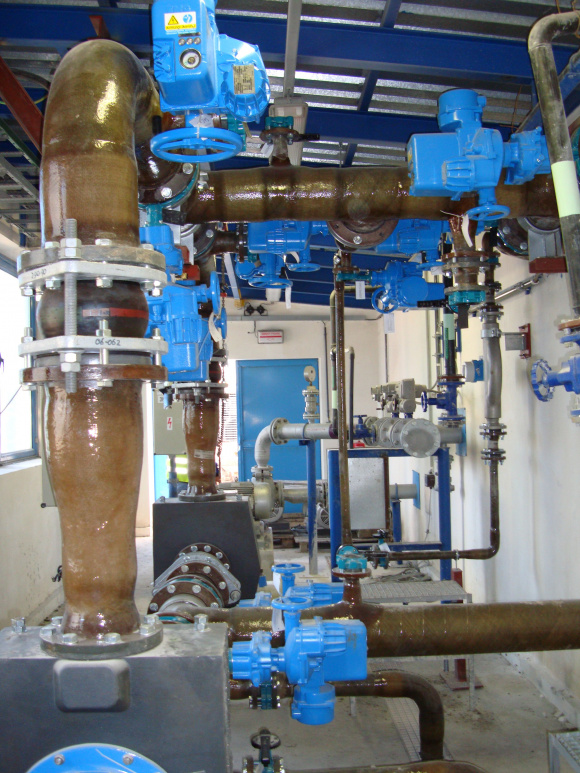 Cooling water pipe replacement Power Plant Tušimice